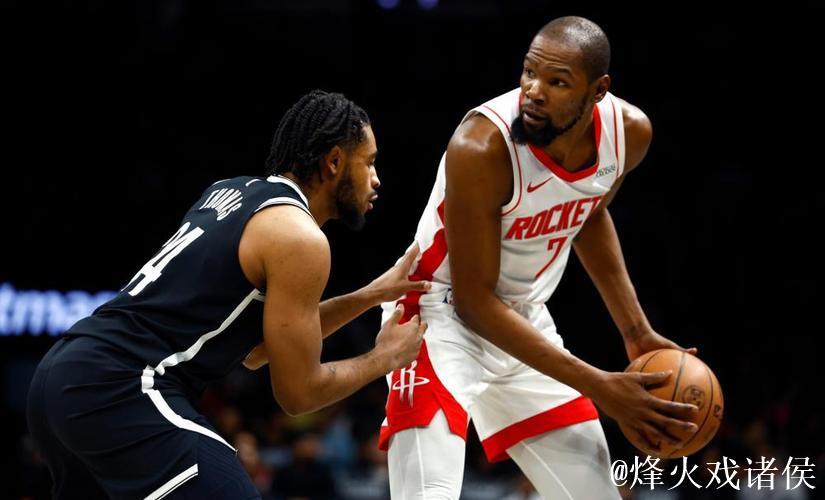 杜兰特22+11阿门23分 火箭轻取篮网收获四连胜 杜兰特22+11阿门23分 火箭轻取篮网收获四连胜