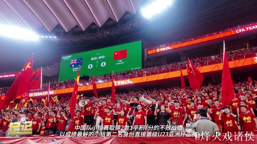 U23亚洲杯预选赛-中国0-0战平澳大利亚携手出线